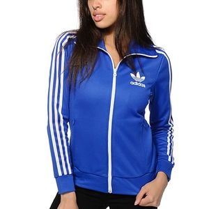 Adidas Europa size M blue track jacket